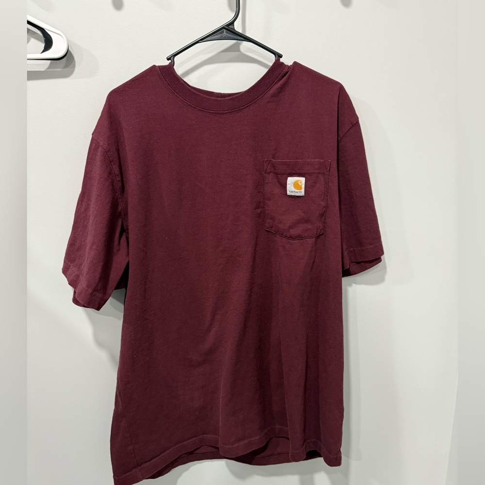 Mens carhartt pocket tee size large
